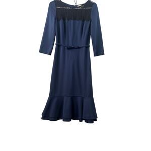 Erin “Blue Eclipse” Pencil Dress – Size 2